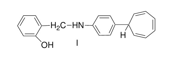 N-2-гидроксифенилметилен-41-(7-циклогепта-1,3,5-триенил)анилина