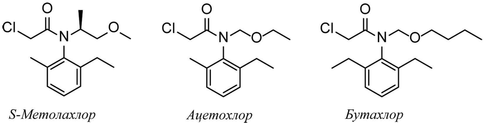 Гербициды из химического класса хлорацетамидов